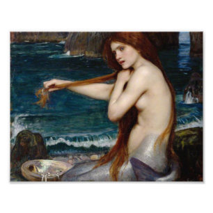 John William Waterhouse Meerjungfrau Fotodruck