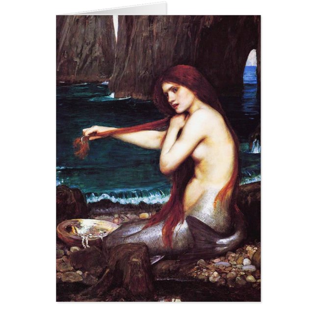 John William Waterhouse Mermaid Card (Vorne)