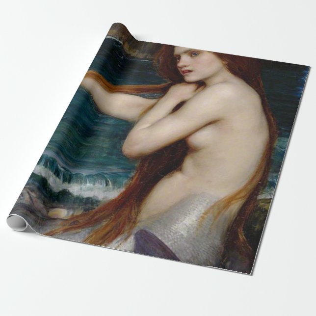 John William Waterhouse Mermaid Geschenkpapier (Ungerollt)