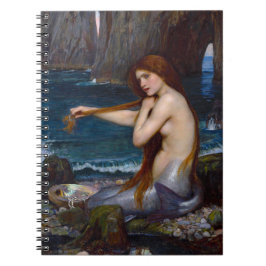 John William Waterhouse Mermaid Spiral Notebook Notizblock