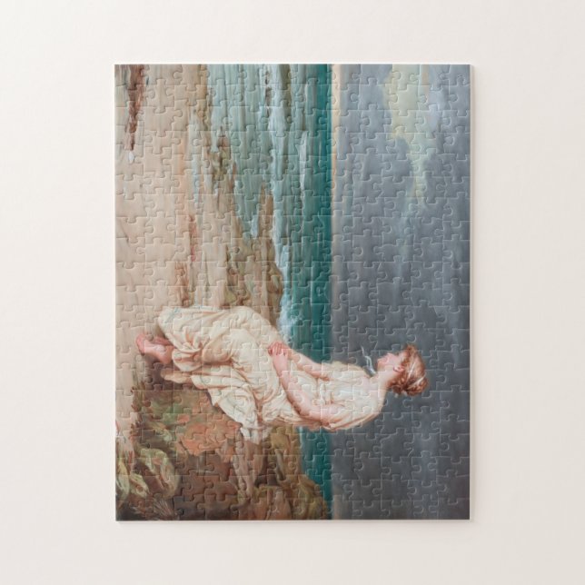 John William Waterhouse Miranda Art Puzzle (Vertikal)