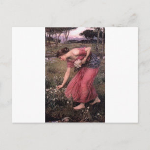 John William Waterhouse - Narcissus - Fine Art Postkarte