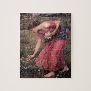 John William Waterhouse - Narcissus - Fine Art Puzzle