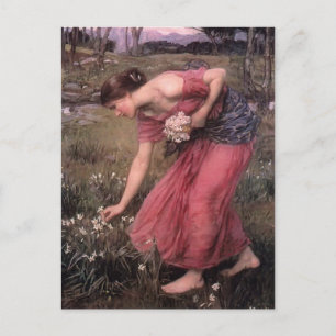 John William Waterhouse- Narcissus Postkarte