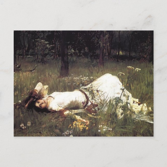 John William Waterhouse - Ophelia Postkarte (Vorderseite)