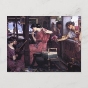 John William Waterhouse- Penelope und die Suitors Postkarte