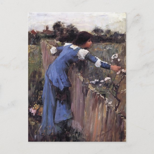 John William Waterhouse - The Blume Picker Postkarte (Vorderseite)