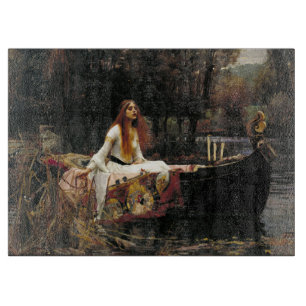 John William Waterhouse The Lady of Shalott (1888) Schneidebrett