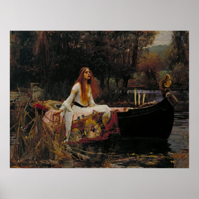 John William Waterhouse - The Lady of Shalott Poster (Vorne)