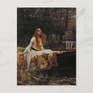 John William Waterhouse - The Lady of Shalott Postkarte