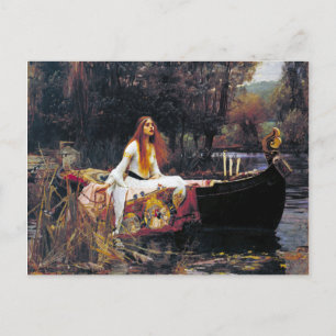 John William Waterhouse The Lady of Shalott Postkarte