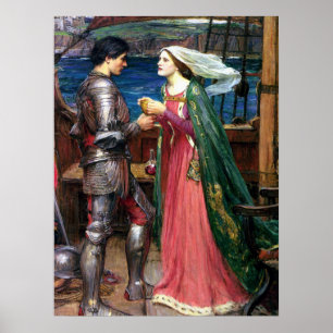 John William Waterhouse Tristan und Isolde Poster