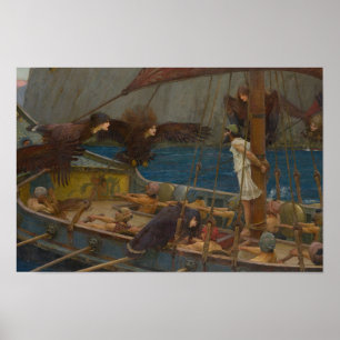 John William Waterhouse - Ulysses und die Sirens Poster