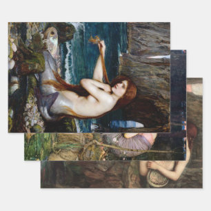 John Williams Waterhouse Pre Raphaelite Geschenkpapier Set