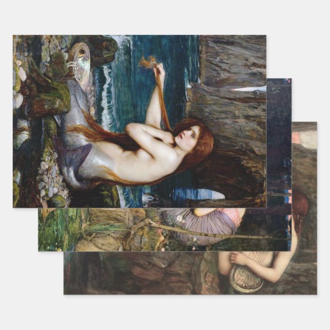 John Williams Waterhouse Pre Raphaelite Geschenkpapier Set (Set)