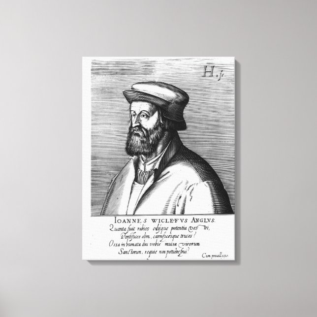 John Wycliffe Leinwanddruck (Vorderseite)