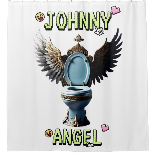 JOHNNY ANGEL DUSCHVORHANG (Vorderseite)