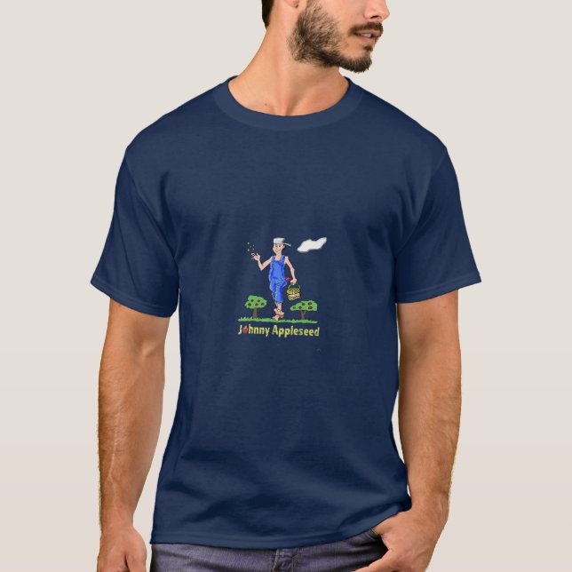 Johnny Appleseed Apple Tree Seed Orchard Nursery T-Shirt (Vorderseite)