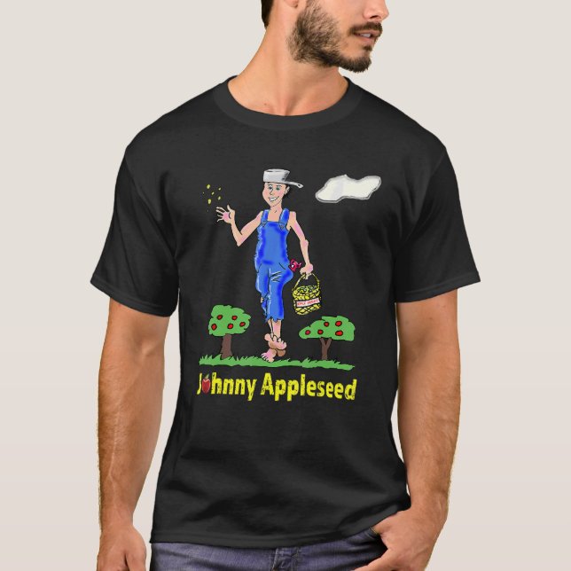Johnny Appleseed Apple Tree Seed Orchard Nursery T-Shirt (Vorderseite)