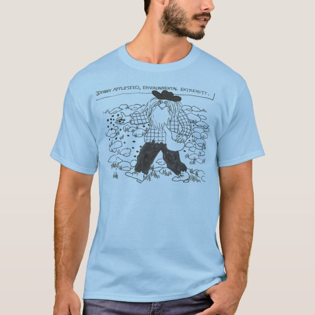 Johnny Appleseed, Klimaextremist T-Shirt (Vorderseite)