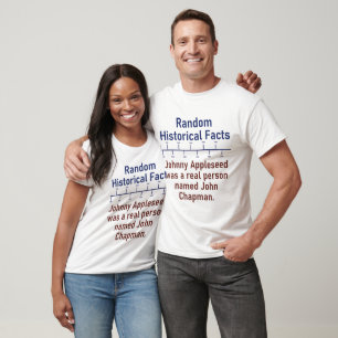 Johnny Appleseed Was A Real Person  - History Fact T-Shirt