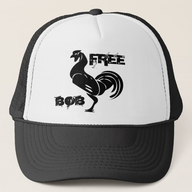 johnny_automatic_rooster_silhouette, FREI, BOB Truckerkappe (Vorderseite)