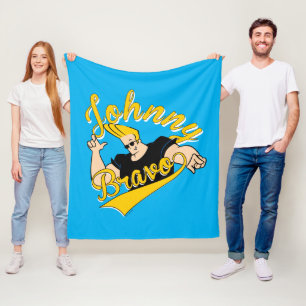 Johnny Bravo Athletic Graphic Fleecedecke