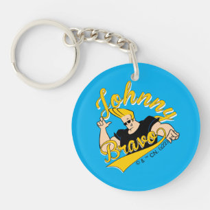 Johnny Bravo Athletic Graphic Schlüsselanhänger