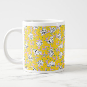Johnny Bravo Characters Pattern Jumbo-Tasse
