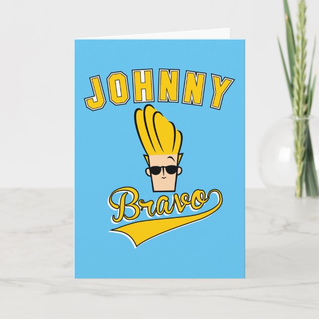 Johnny Bravo Collegiate Graphic Karte (Vorderseite)