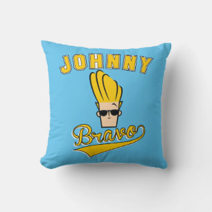 Johnny Bravo Collegiate Graphic Kissen
