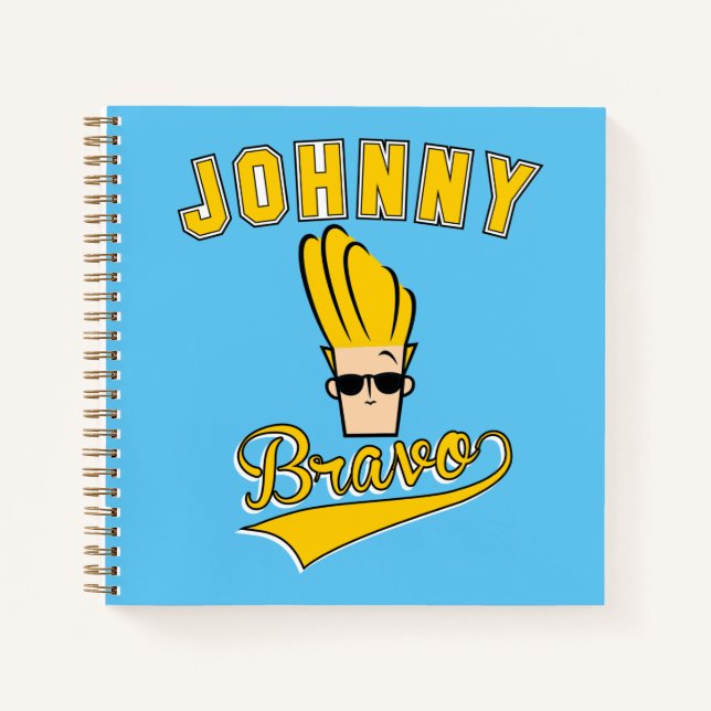 Johnny Bravo Collegiate Graphic Notizbuch (Vorderseite)