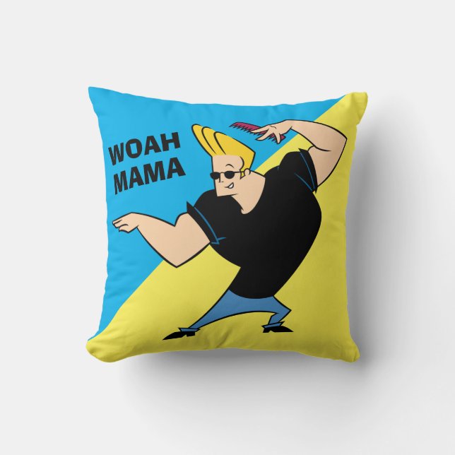 Johnny Bravo Combing Hair Kissen (Vorderseite)