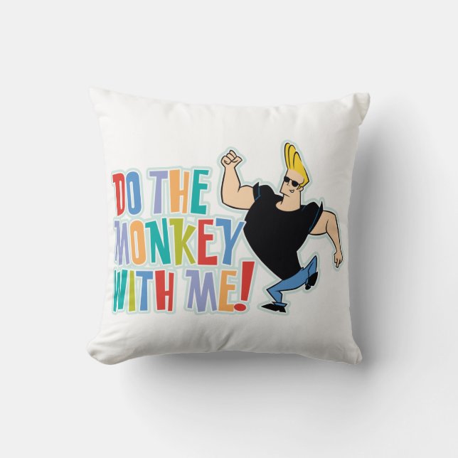 Johnny Bravo - Do The Monkey With Me! Kissen (Vorderseite)