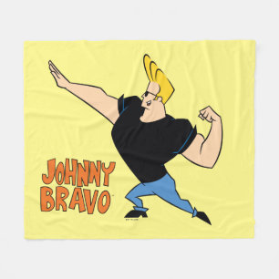 Johnny Bravo Flexing Fleecedecke