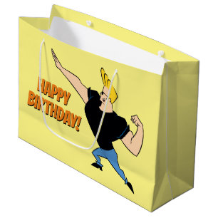 Johnny Bravo Flexing Große Geschenktüte