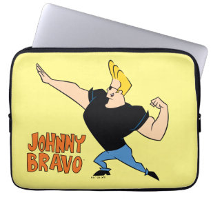 Johnny Bravo Flexing Laptopschutzhülle