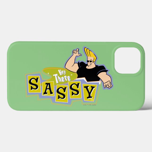 Johnny Bravo - Hey Da Sassy Case-Mate iPhone Hülle (Rückseite (Horizontal))