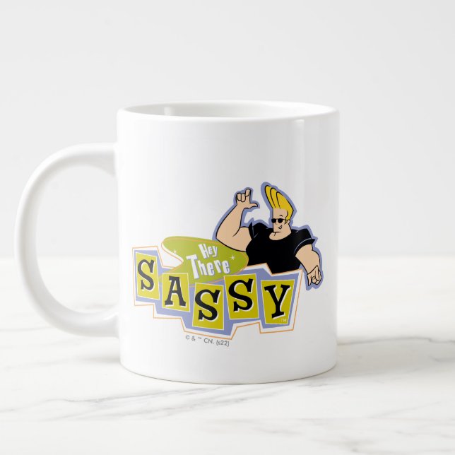 Johnny Bravo - Hey Da Sassy Jumbo-Tasse (Links)