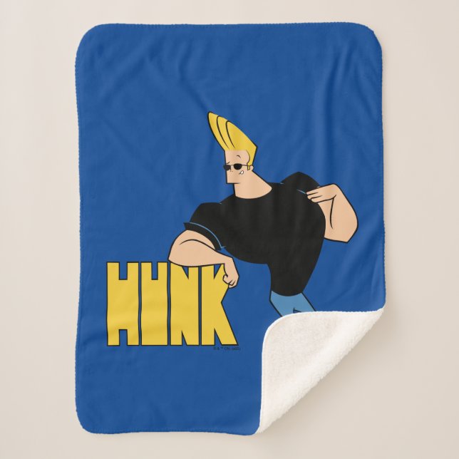 Johnny Bravo - Hunk Sherpadecke (Vorderseite)