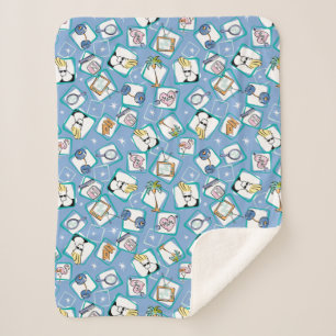 Johnny Bravo Icon Pattern Sherpadecke