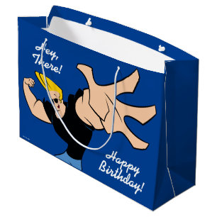 Johnny Bravo Iconic Pose Große Geschenktüte