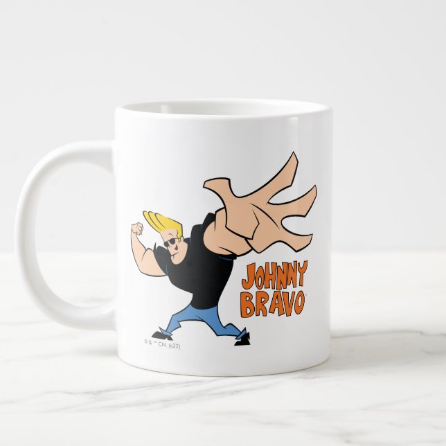 Johnny Bravo Iconic Pose Jumbo-Tasse (Links)