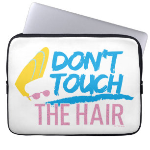 Johnny Bravo - Keine Touch der Haargrafik Laptopschutzhülle