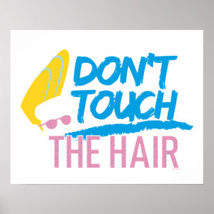 Johnny Bravo - Keine Touch der Haargrafik Poster