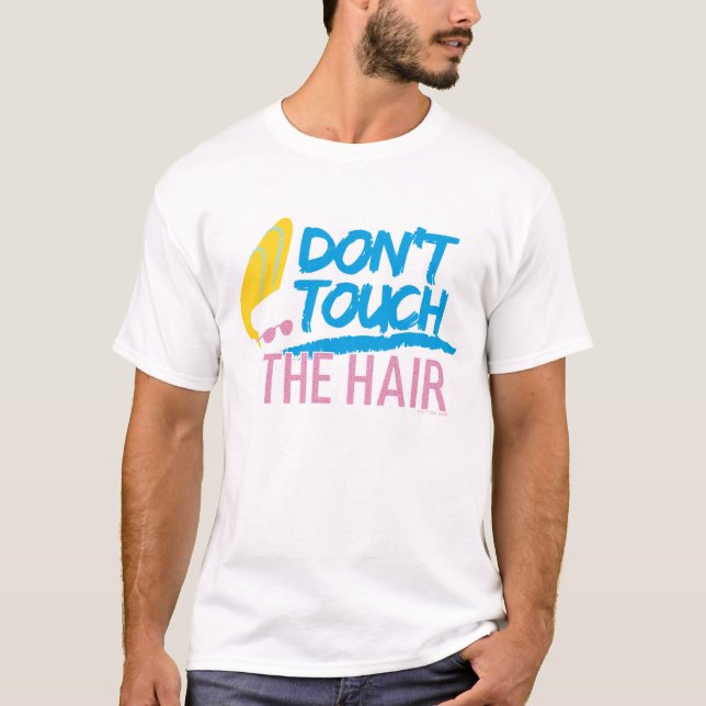 Johnny Bravo - Keine Touch der Haargrafik T-Shirt (Vorderseite)