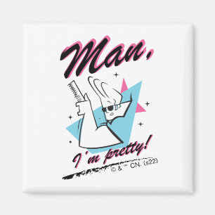 Johnny Bravo - Man I'm Pretty Retro Graphic Magnet