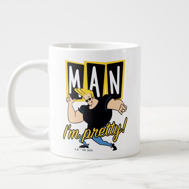 Johnny Bravo - Mann, ich bin Hübsch Jumbo-Tasse (Links)