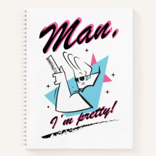 Johnny Bravo - Mann Ich bin Hübsch Retro Graphic Notizbuch