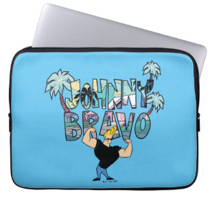 Johnny Bravo Palm Tree Name Laptopschutzhülle